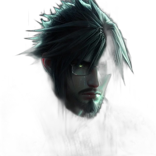 face, mask, hair, creature transparent PNG cut-out