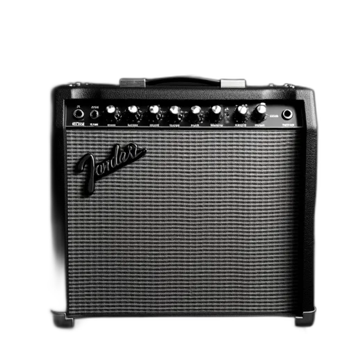 black, white, combo, fender transparent PNG cut-out