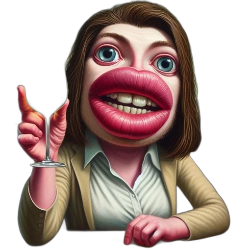 face, creature, mask, staff transparent PNG cut-out