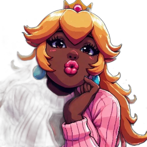 crown, face, pixel art, concept art transparent PNG cut-out
