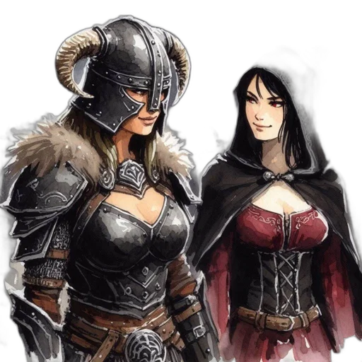 fantasy art, concept art, comic book art, pixel art transparent PNG cut-out