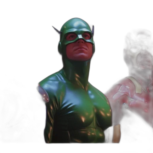mask, concept art, 3d render, comic book art transparent PNG cut-out