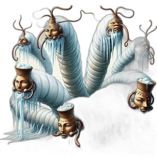 hair, creature, mask, dragon transparent PNG cut-out