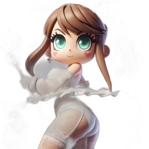 dress, staff, robot, weapon transparent PNG cut-out