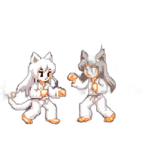 pixel art, concept art, anime, 3d render transparent PNG cut-out