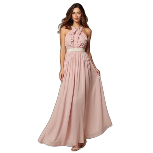 dress, pastel, line, halter transparent PNG cut-out
