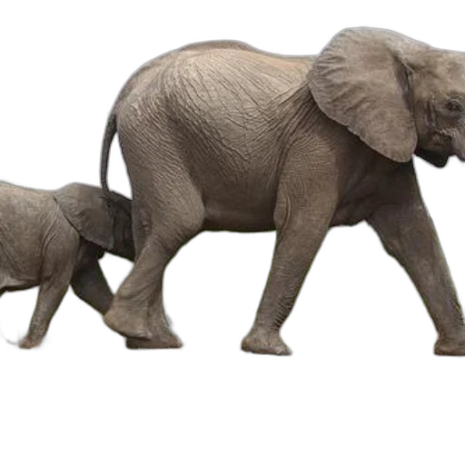 animal, 3d render, concept art, photorealistic transparent PNG cut-out