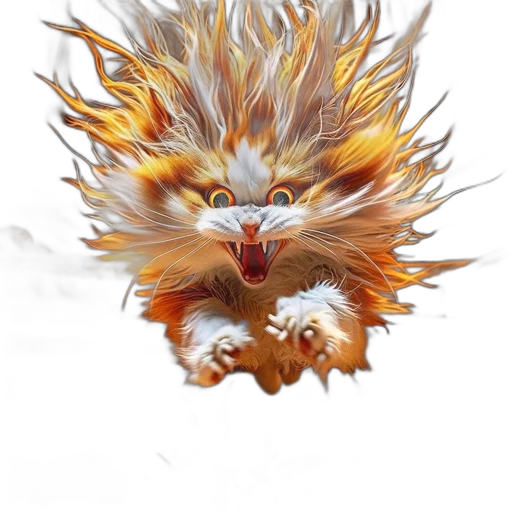 hair, creature, dragon, animal transparent PNG cut-out