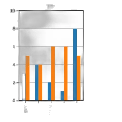 bar, chart, two, categories transparent PNG cut-out