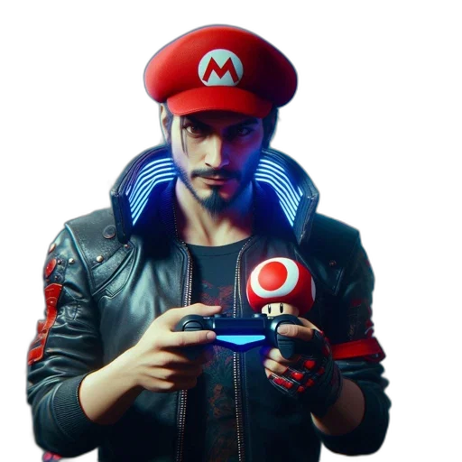 hat, jacket, weapon, face transparent PNG cut-out
