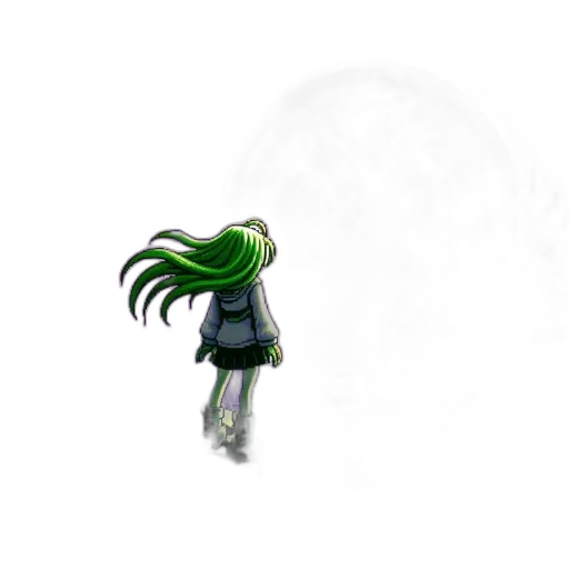 hair, creature, mask, staff transparent PNG cut-out