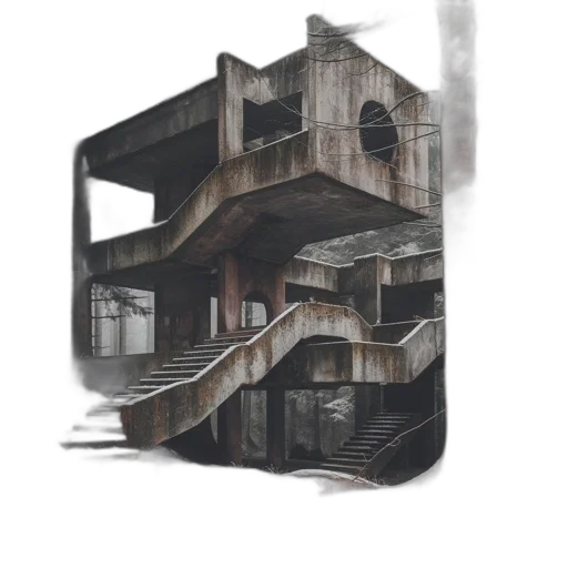 building, furniture, face, weapon transparent PNG cut-out