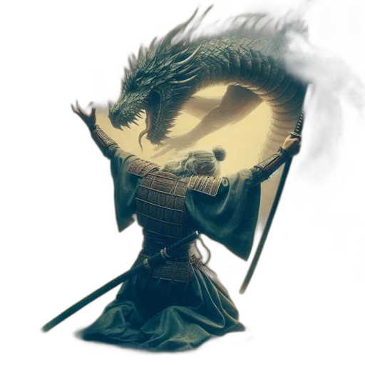 dragon, sword, mask, creature transparent PNG cut-out