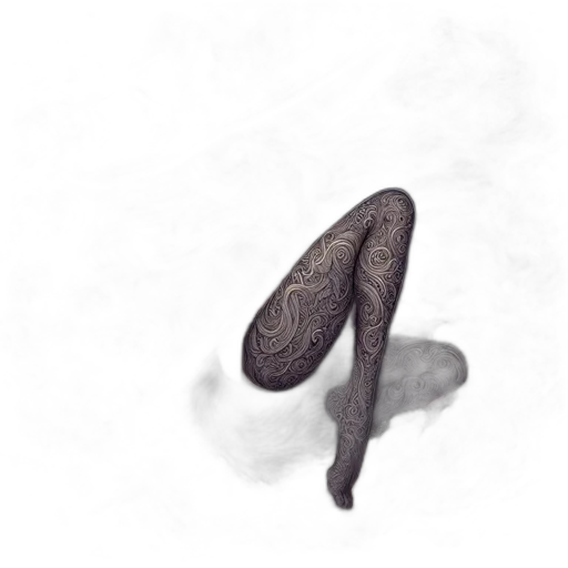 hair, staff, hat, shoes transparent PNG cut-out