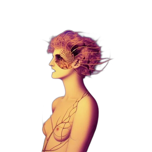 mask, face, creature, hair transparent PNG cut-out
