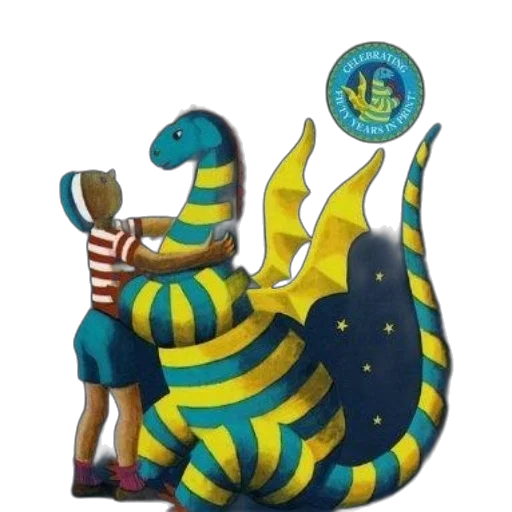 dragon, creature, staff, animal transparent PNG cut-out