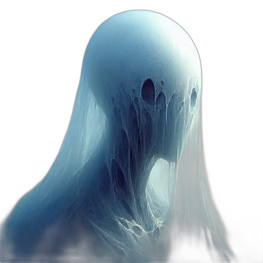 mask, creature, hair, face transparent PNG cut-out