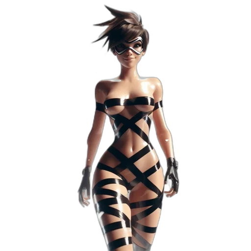 dress, mask, concept art, 3d render transparent PNG cut-out