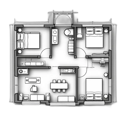 building, furniture, 3d render, concept art transparent PNG cut-out