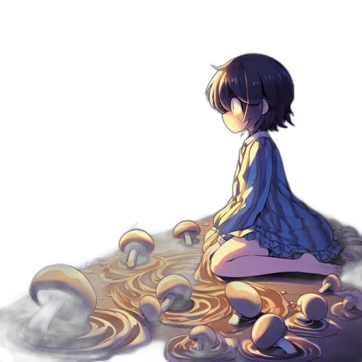 dress, hair, dragon, creature transparent PNG cut-out