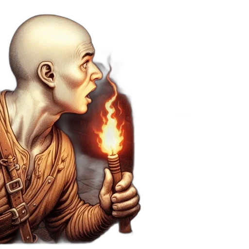 staff, concept art, fantasy art, comic book art transparent PNG cut-out