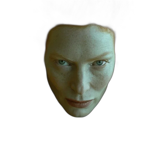 face, mask, robot, creature transparent PNG cut-out