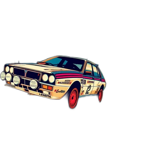 car, photorealistic, concept art, pixel art transparent PNG cut-out