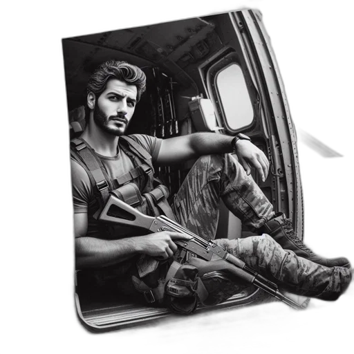 pencil sketch, photorealistic, comic book art, cartoon transparent PNG cut-out
