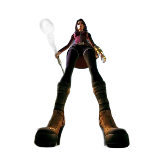weapon, staff, robot, shoes transparent PNG cut-out