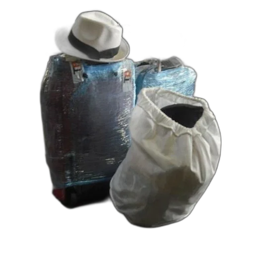 bottle, mask, jacket, hat transparent PNG cut-out