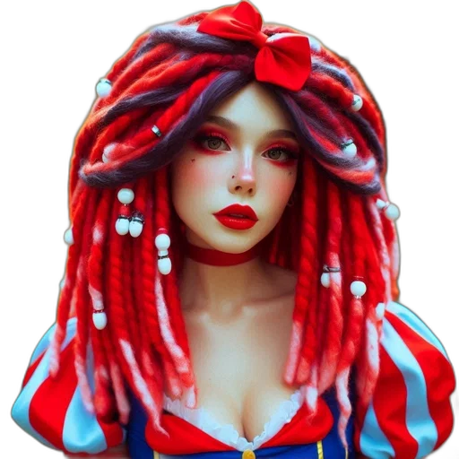 hat, dress, 3d render, fantasy art transparent PNG cut-out