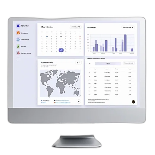 screenshot, computer, monitor, displaying transparent PNG cut-out
