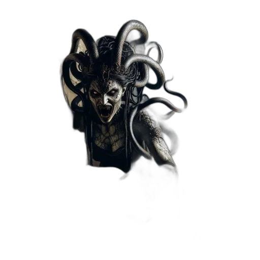 mask, creature, hair, crown transparent PNG cut-out