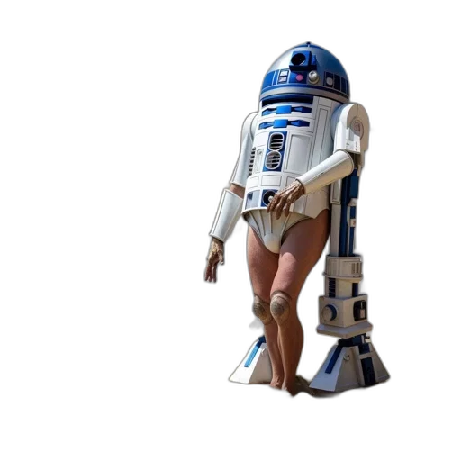 robot, dress, creature, concept art transparent PNG cut-out