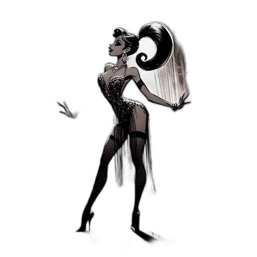 dress, umbrella, hat, weapon transparent PNG cut-out