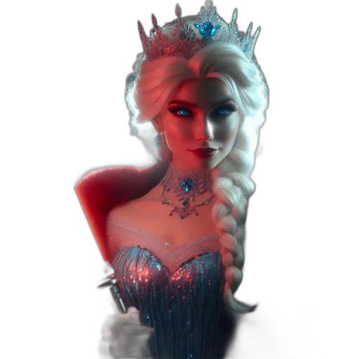 crown, fantasy art, concept art, 3d render transparent PNG cut-out