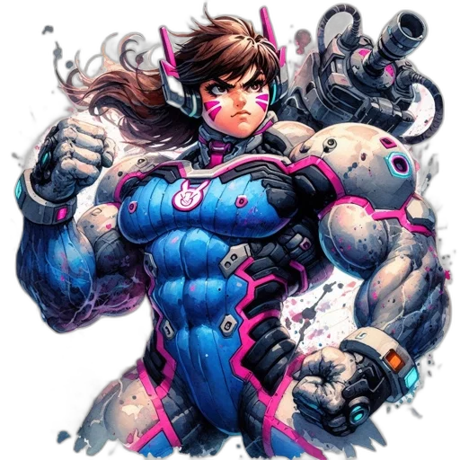 comic book art, concept art, fantasy art, pixel art transparent PNG cut-out