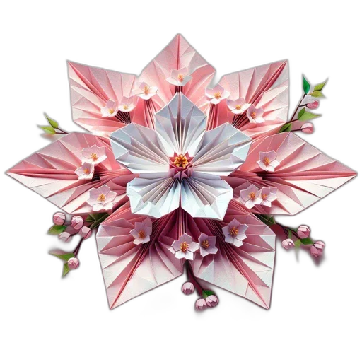 flower, crown, jewelry, 3d render transparent PNG cut-out