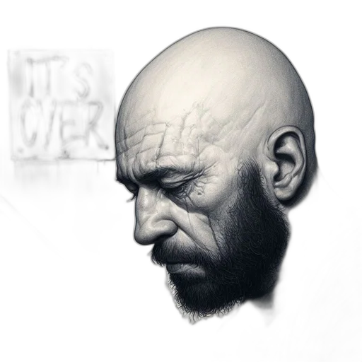 face, mask, weapon, photorealistic transparent PNG cut-out