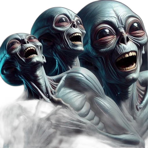 creature, face, mask, concept art transparent PNG cut-out