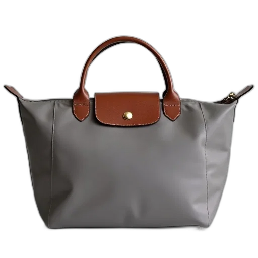 earth tones, longchamp, bag, large transparent PNG cut-out