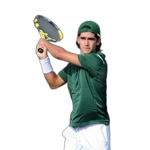 staff, tennis, player, green transparent PNG cut-out