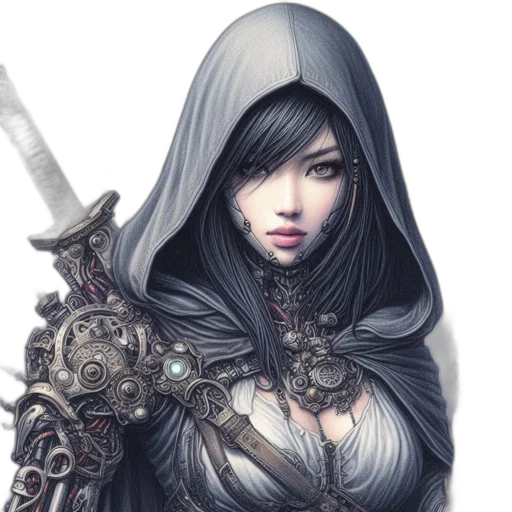 sword, weapon, fantasy art, concept art transparent PNG cut-out