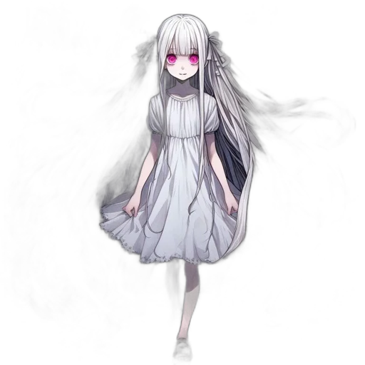 dress, creature, staff, mask transparent PNG cut-out