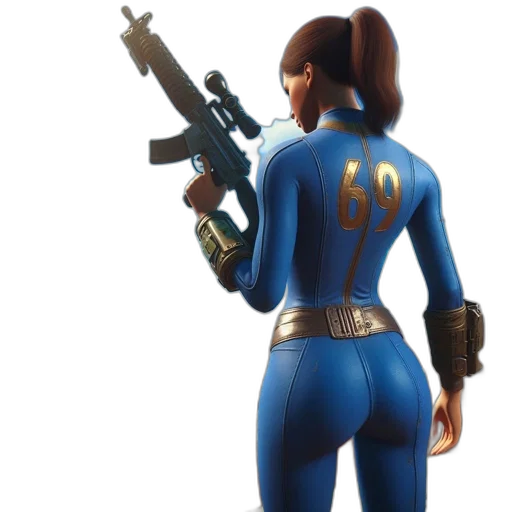 weapon, jacket, robot, concept art transparent PNG cut-out