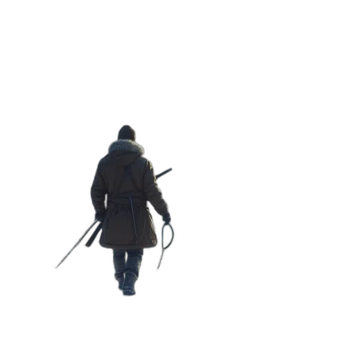 staff, sword, umbrella, jacket transparent PNG cut-out