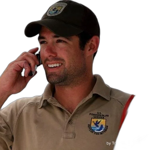 staff, man, fish, wildlife transparent PNG cut-out