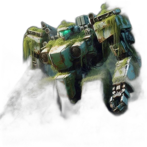 robot, weapon, dragon, creature transparent PNG cut-out