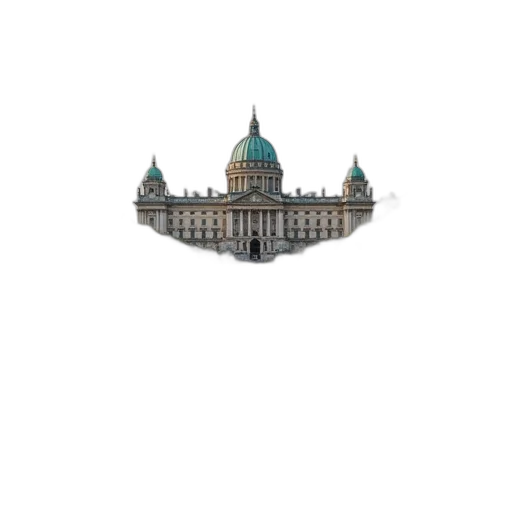 building, staff, crown, hat transparent PNG cut-out