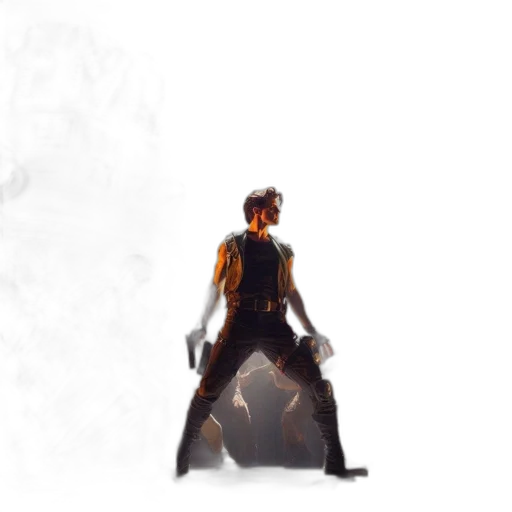 staff, sword, weapon, robot transparent PNG cut-out